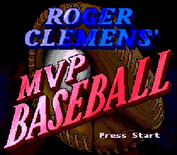 Roger Clemens' MVP Baseball (USA) screen shot title